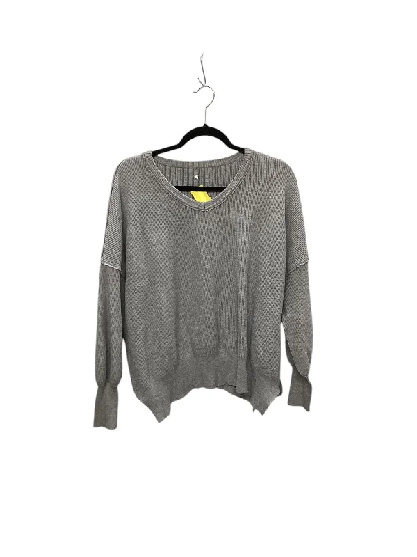 Elegant women's topsTop Long Sleeve By Clothes Mentor In Grey, Size: S