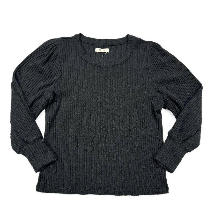 High-street women's topsTop Long Sleeve By Madewell In Black, Size: M