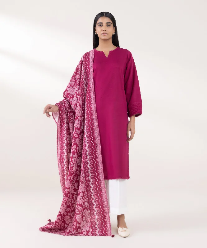 Easy-care women's topsPrinted Khaddar Dupatta