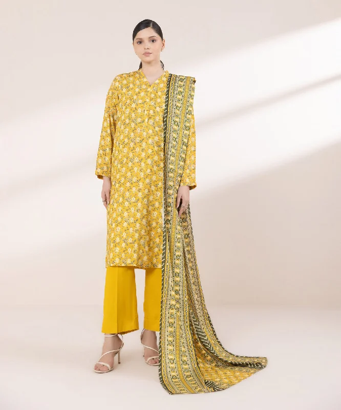 Layering women's topsPrinted Linen Dupatta