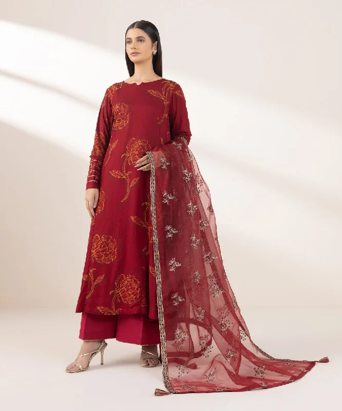 Women's casual topsEmbroidered Organza Dupatta