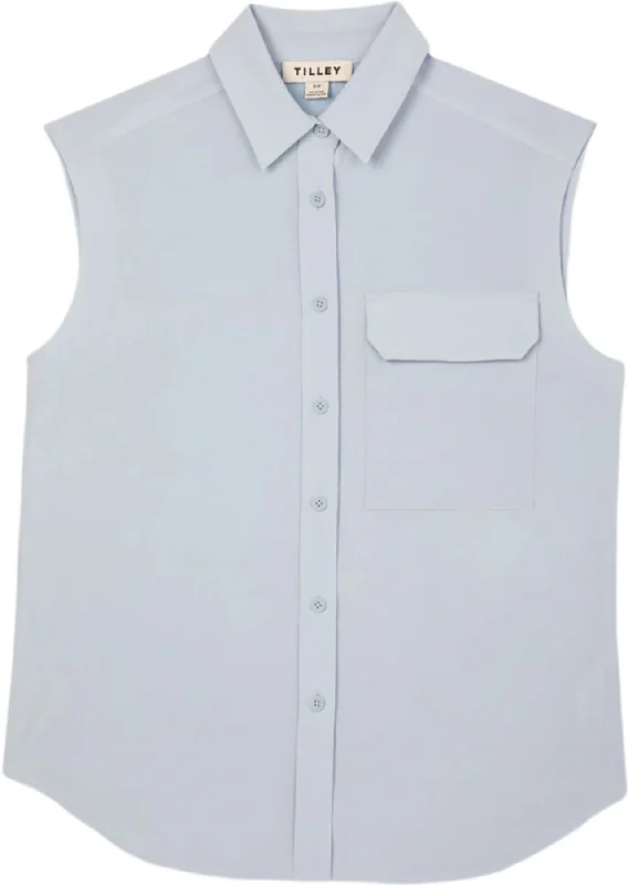 Tall women's topsTech Slk Sleeveless Shirt - Women's|-|Chemise sans manches Tech Slk - Femme